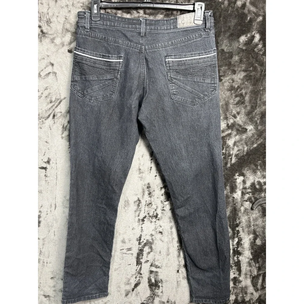 Black fried denim